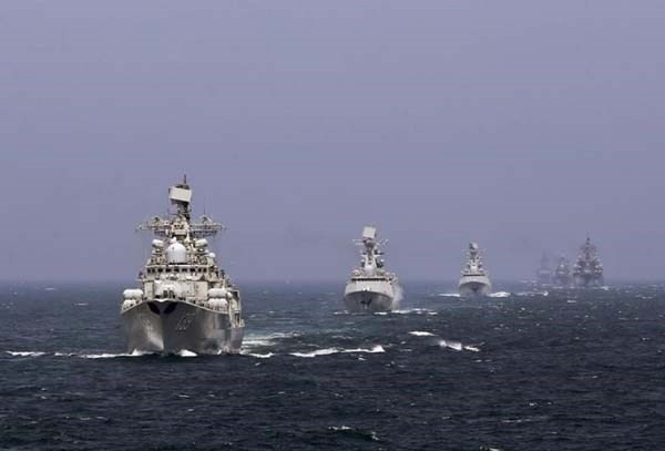 Россия и Китай проводят совместные учения в Средиземном море - ảnh 1